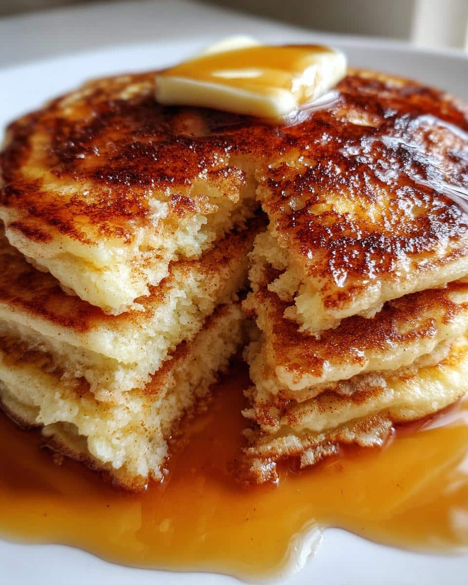 VANILLA CINNAMON BUTTERMILK PANCAKES - detail 3