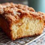 Vanilla Eggnog Bread with Crumb Topping