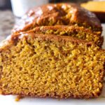 Vanilla pudding pumpkin bread