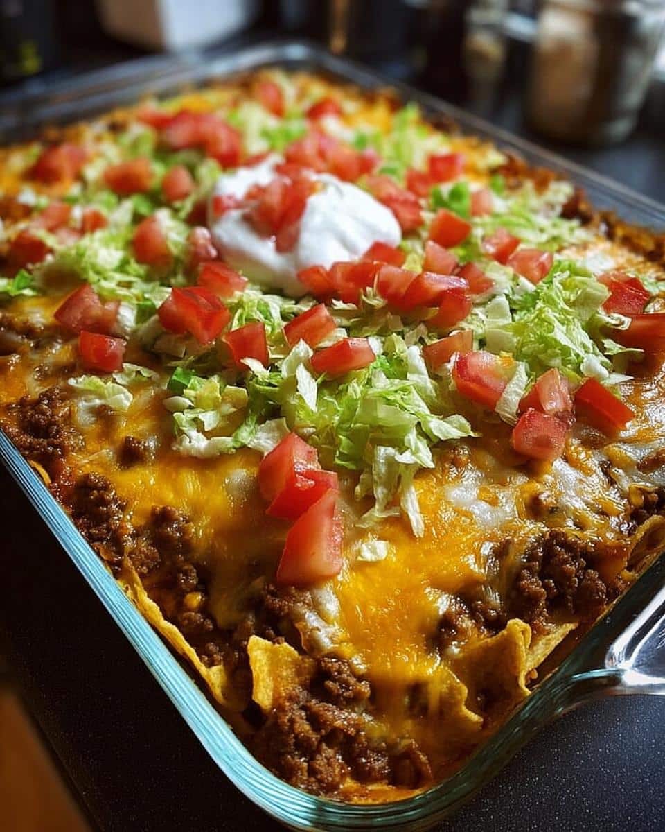 Walking Taco Casserole - detail 2
