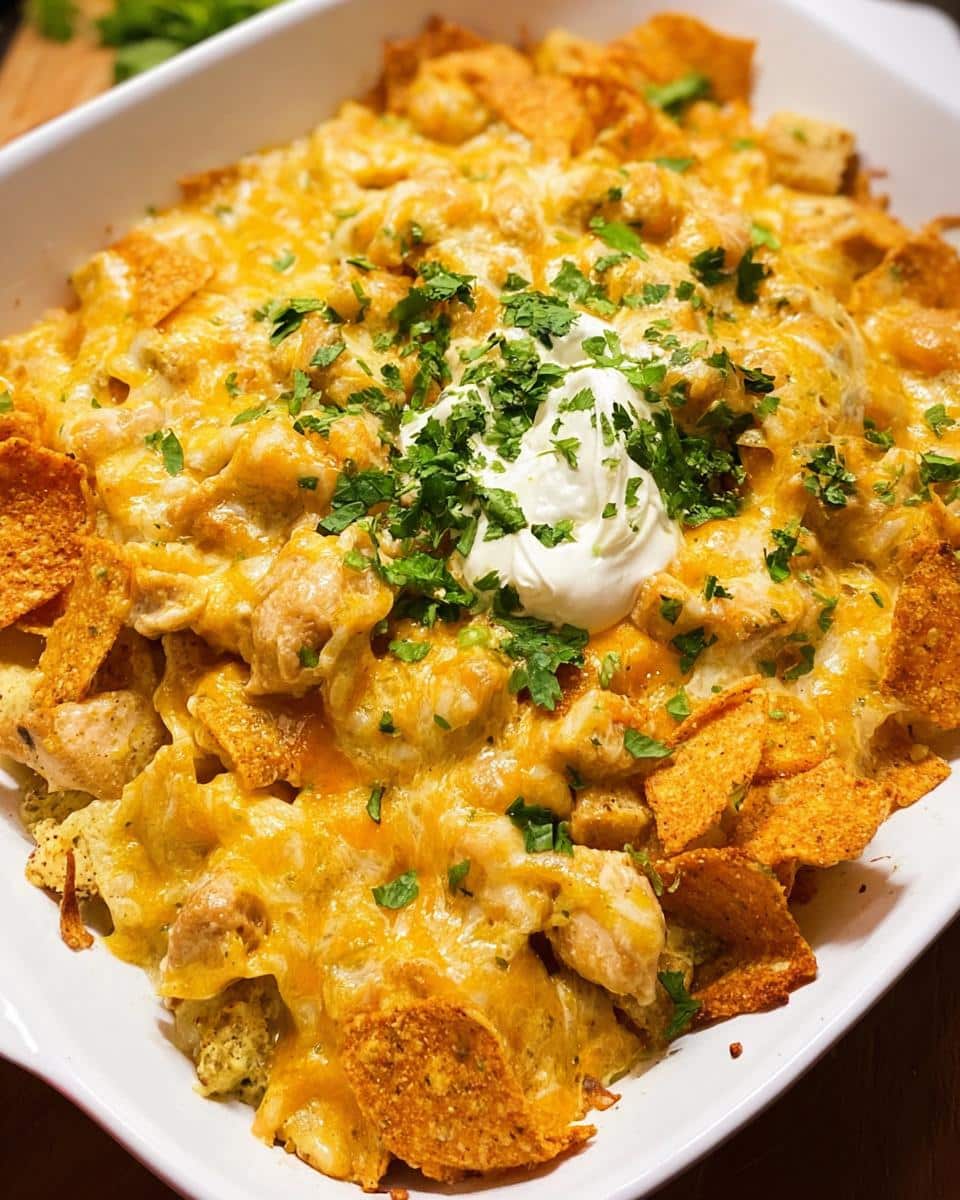 White Chili Chicken Frito Casserole - detail 1