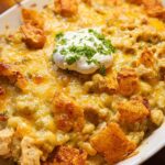 White Chili Chicken Frito Casserole