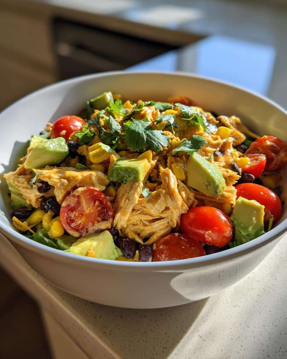 Zesty Southwest Chicken Salad Bowl - detail 1