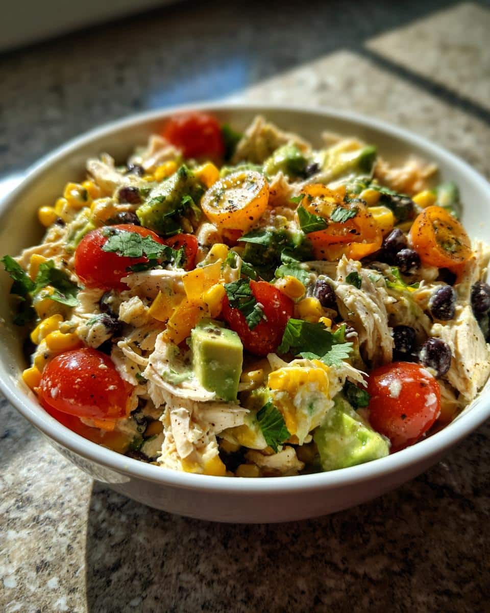 Zesty Southwest Chicken Salad Bowl - detail 2