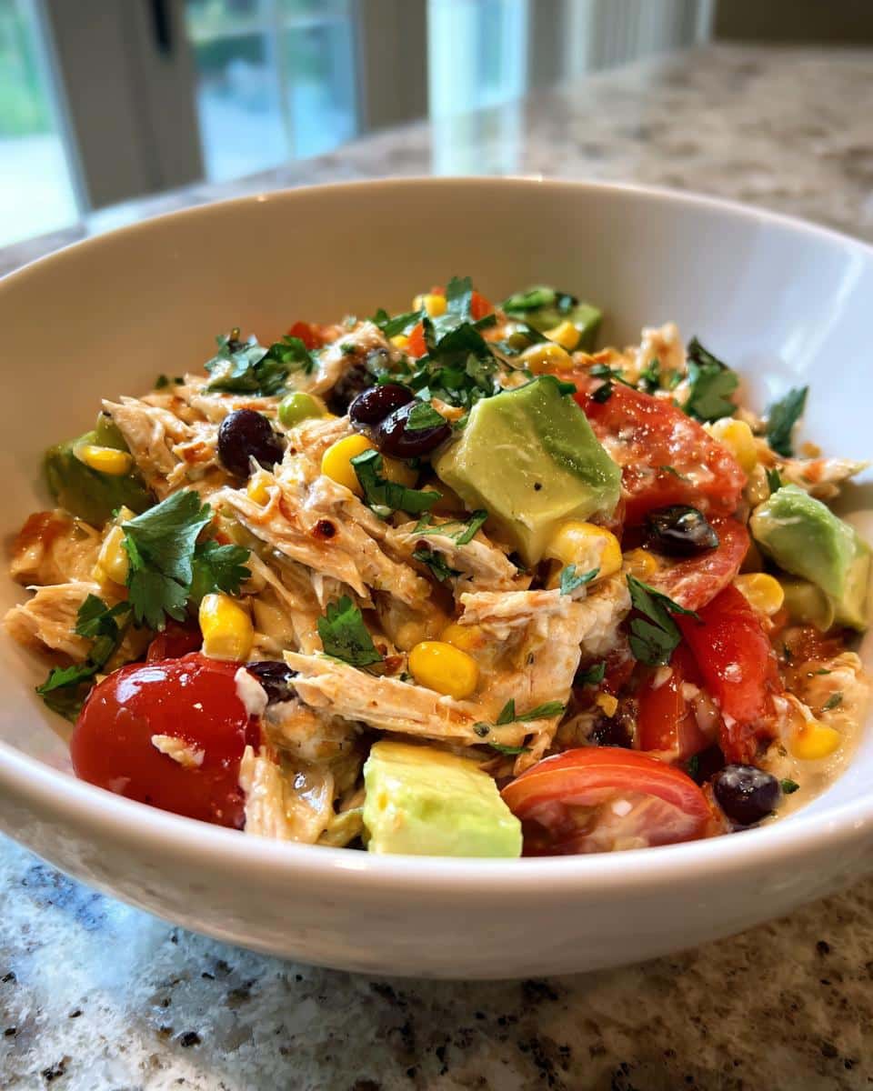Zesty Southwest Chicken Salad Bowl - detail 3