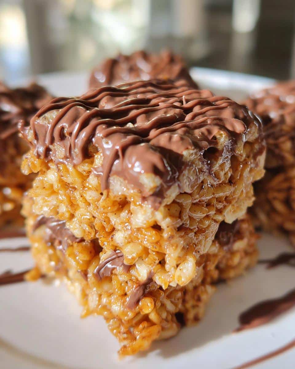 samoa rice krispie treats - detail 2