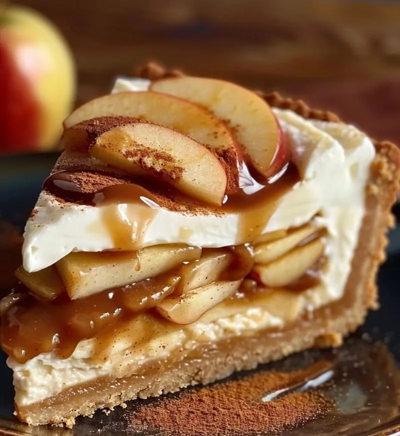 Apple Pie Stuffed Cheesecake