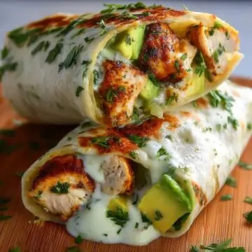 Avocado Chicken Wraps
