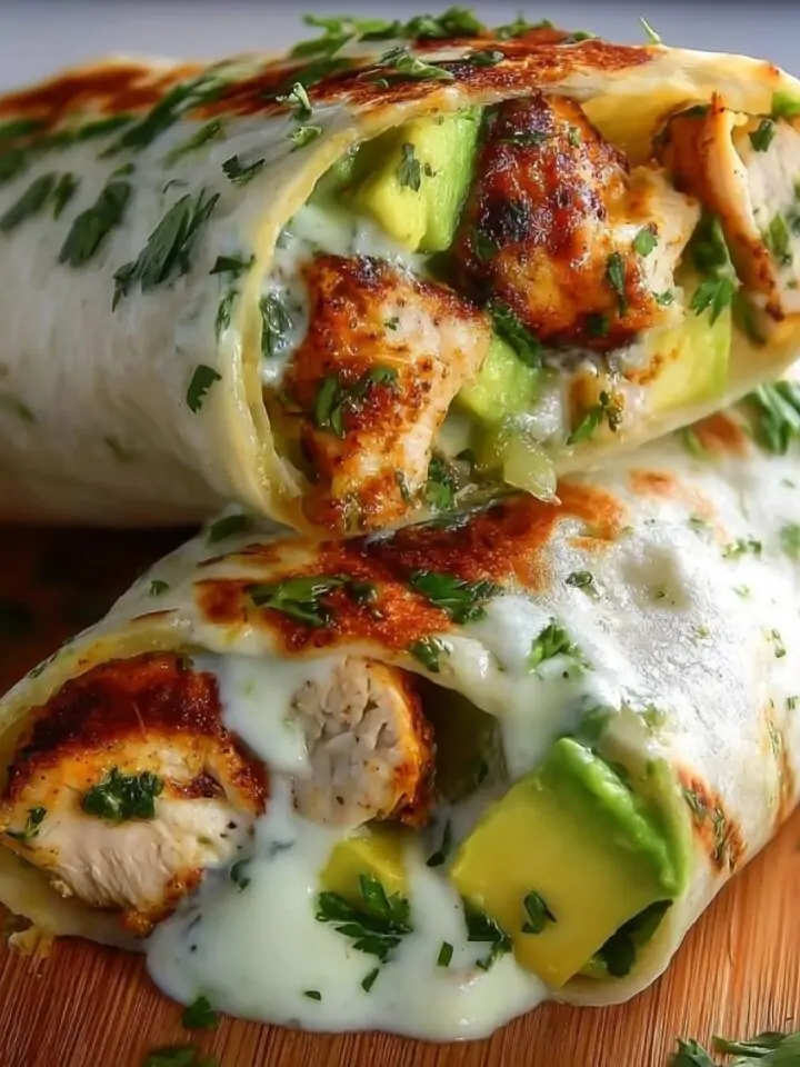Avocado Chicken Wraps