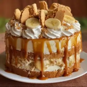 Banana Pudding Cheesecake Cake