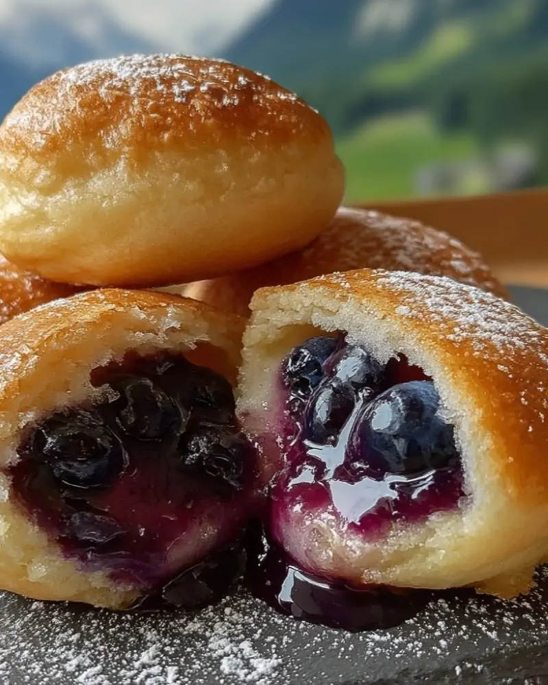 Blueberry Pie Bombs