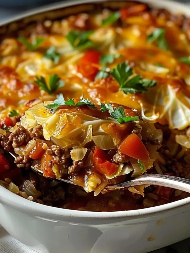 Cabbage Beef Bake