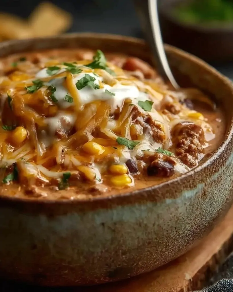 Cheesy Enchilada Chili