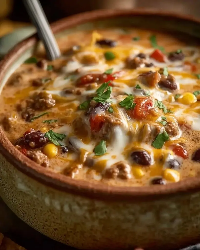 Cheesy Enchilada Chili