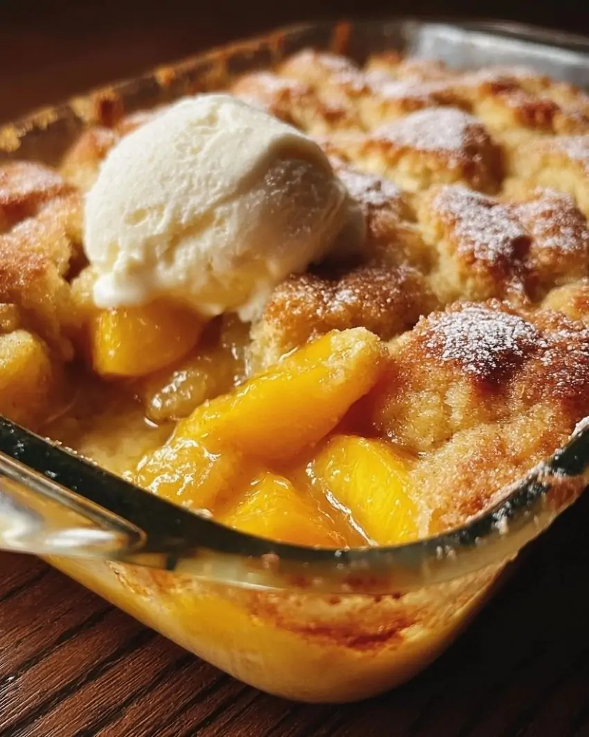 Classic Southern Peach Cobbler