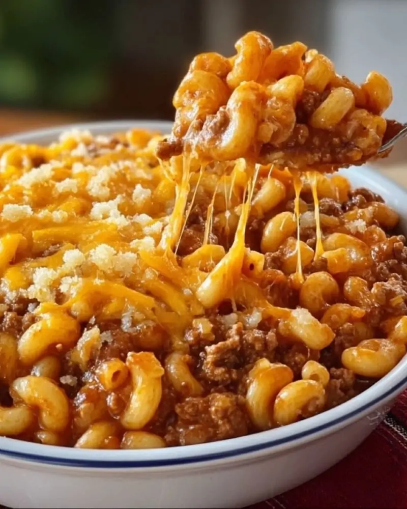 Coney Chili Mac Casserole