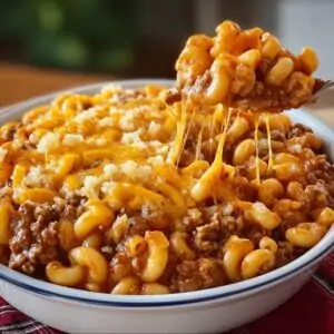 Coney Chili Mac Casserole