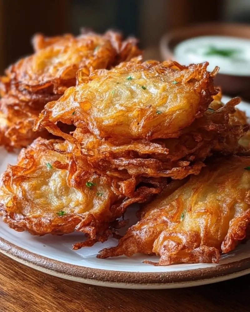 Crispy Amish Onion Fritters