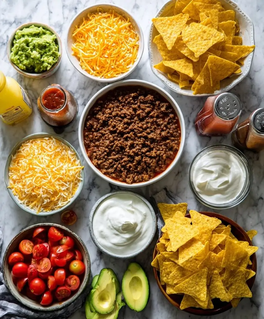 Dorito Casserole - Ingredients