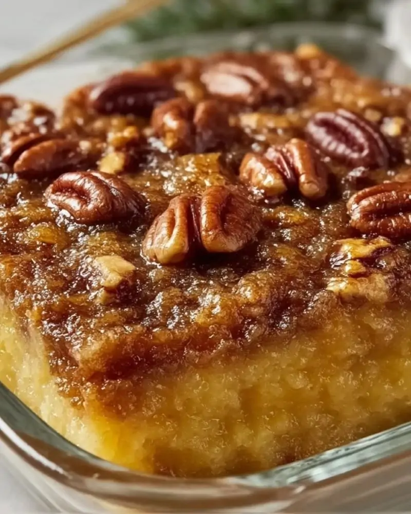 Easy Pecan Pie Dump Cake