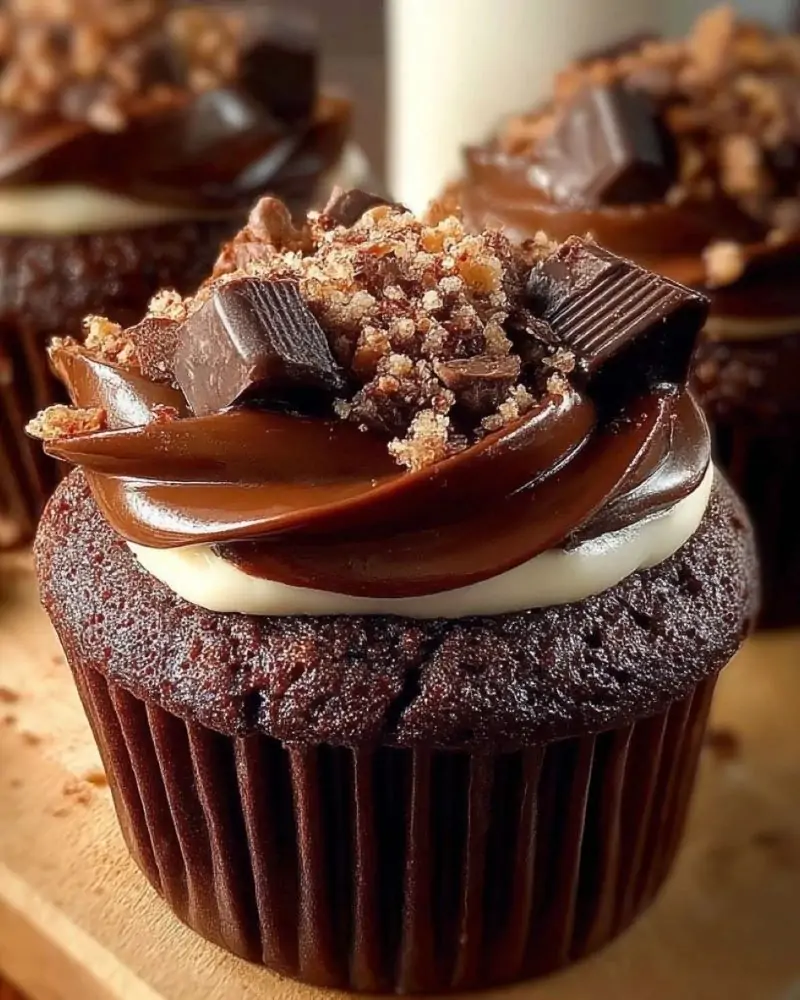 Heavenly Brownie Cupcakes