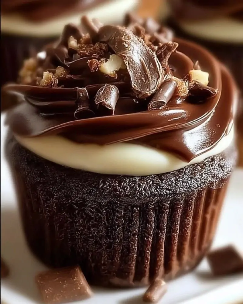 Heavenly Brownie Cupcakes