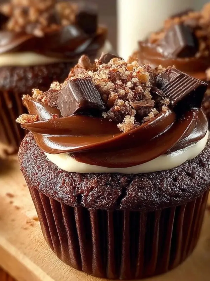 Heavenly Brownie Cupcakes
