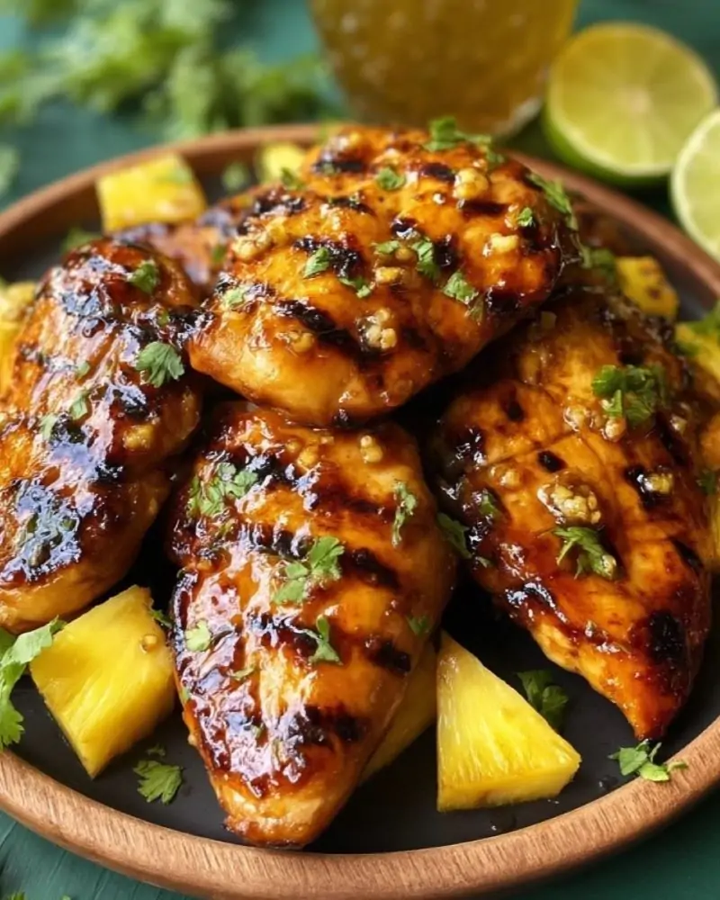 Honey Pineapple Grilled Chicken