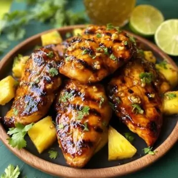 Honey Pineapple Grilled Chicken