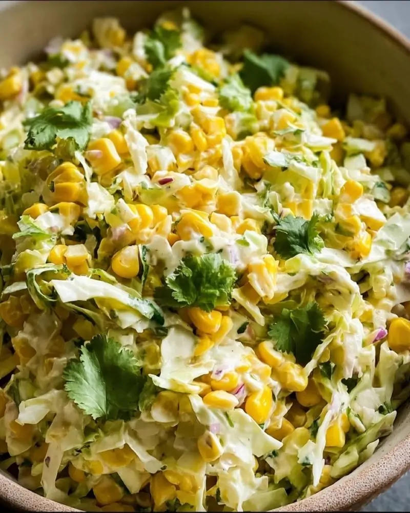 Jalapeno Corn Coleslaw