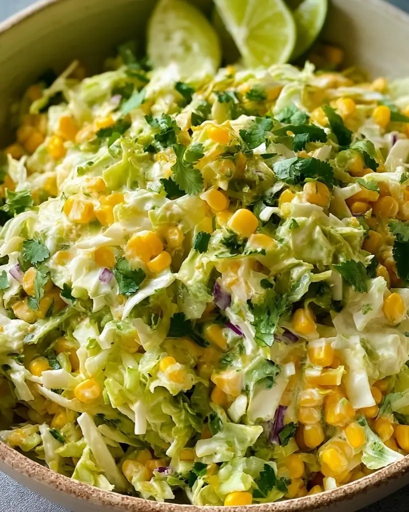 Jalapeno Corn Coleslaw