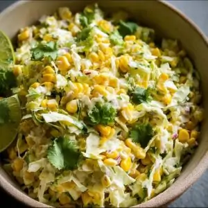 Jalapeno Corn Coleslaw