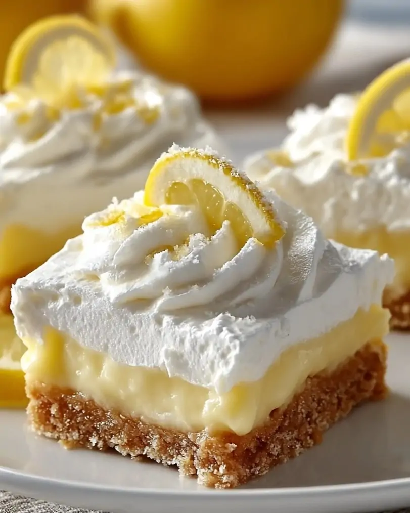 Lazy Day Lemon Cream Pie Bars