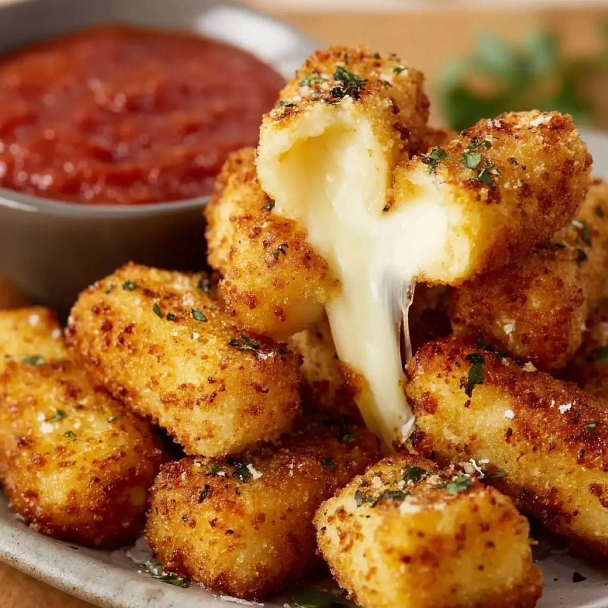 Mozzarella Fried Cheese Bites