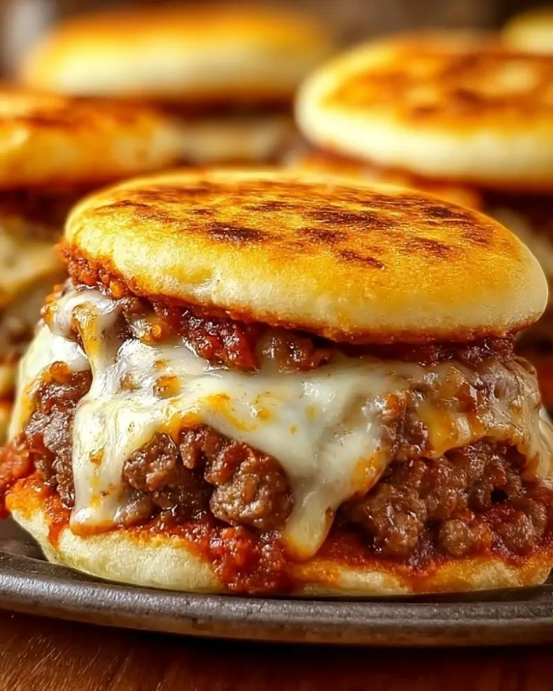 Old School Pizza Burgers