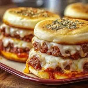 Old School Pizza Burgers