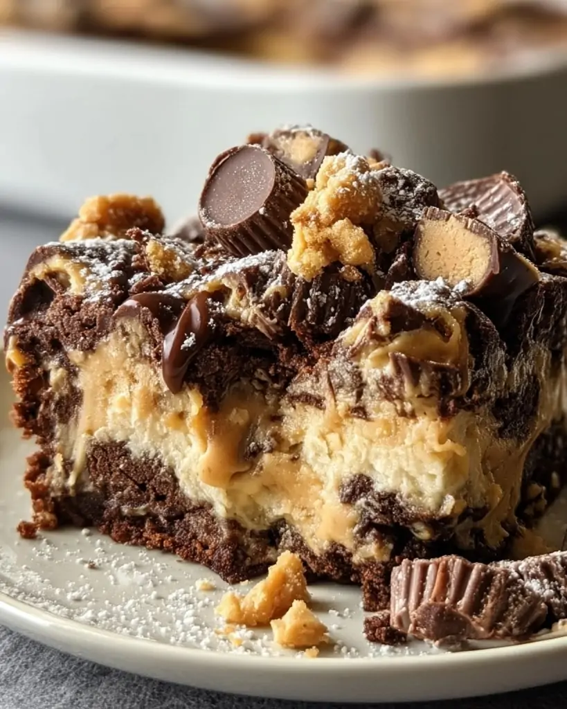 Peanut Butter Cup Dump Cake