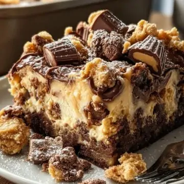 Peanut Butter Cup Dump Cake