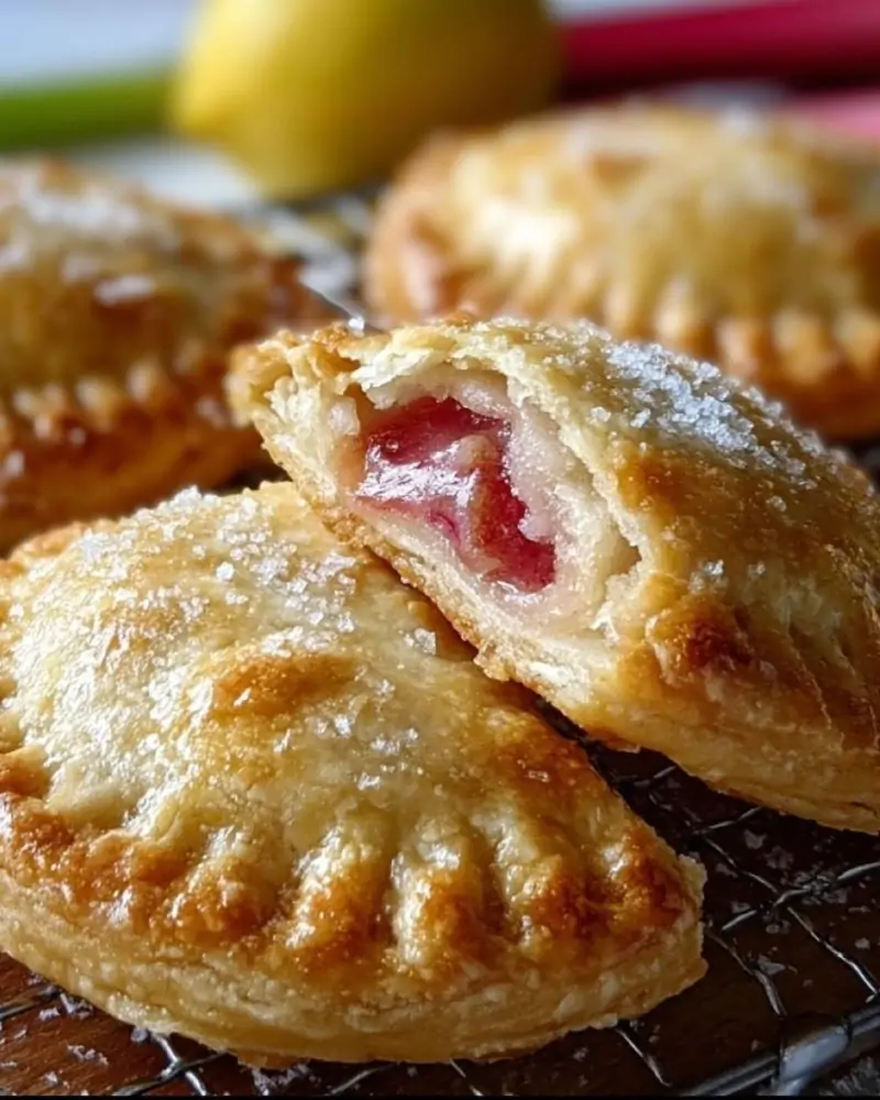 Rhubarb Cream Cheese Hand Pies