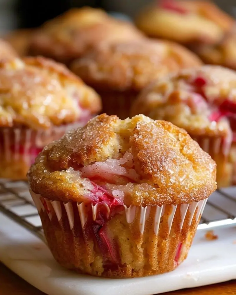 Rhubarb Muffins