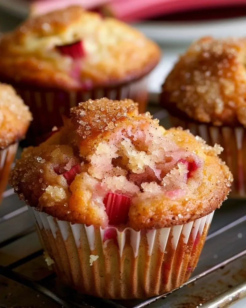 Rhubarb Muffins