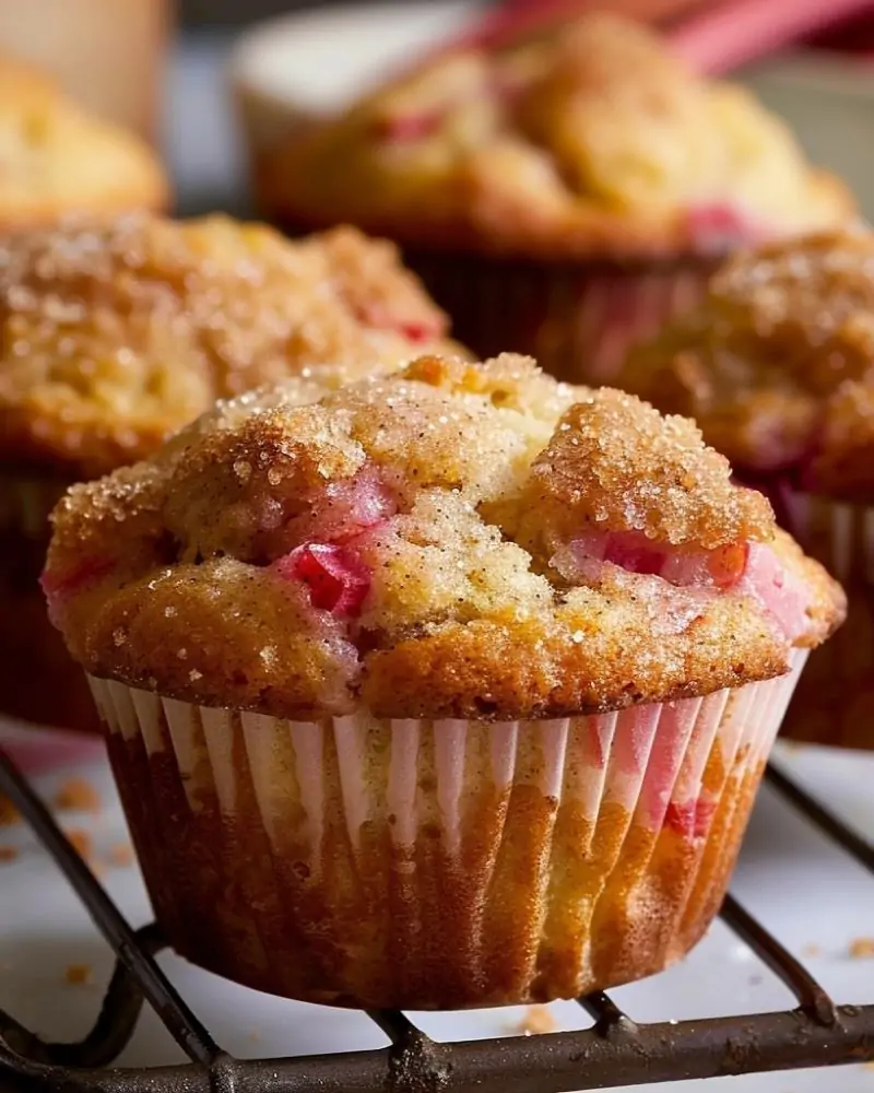 Rhubarb Muffins