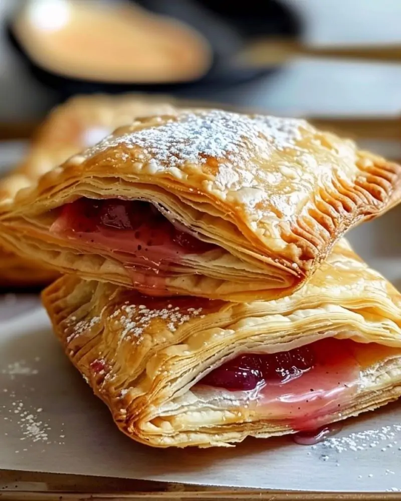 Rhubarb Puff-Tart Pockets