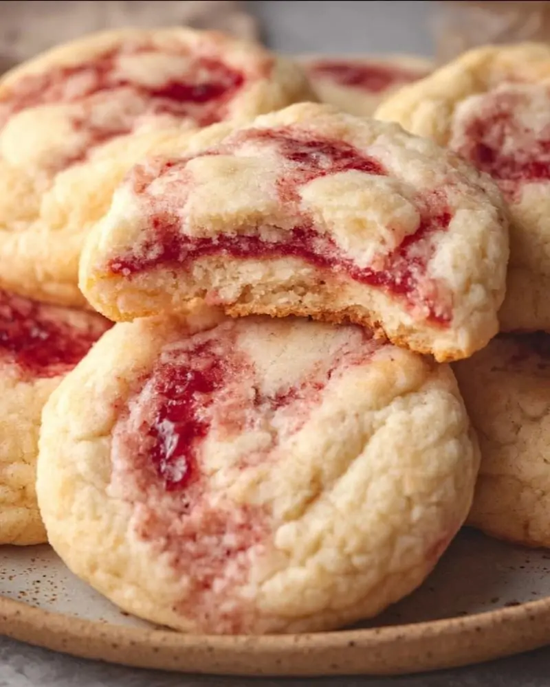 Strawberry Cheesecake Cookies