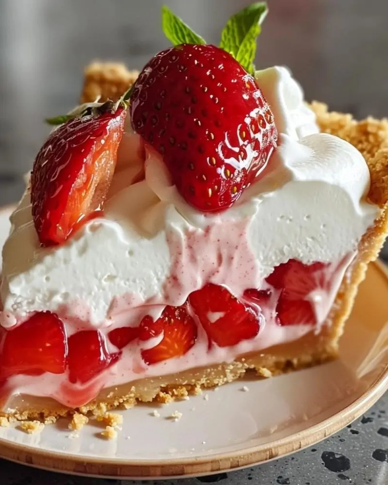 Strawberry Cool Whip Pie