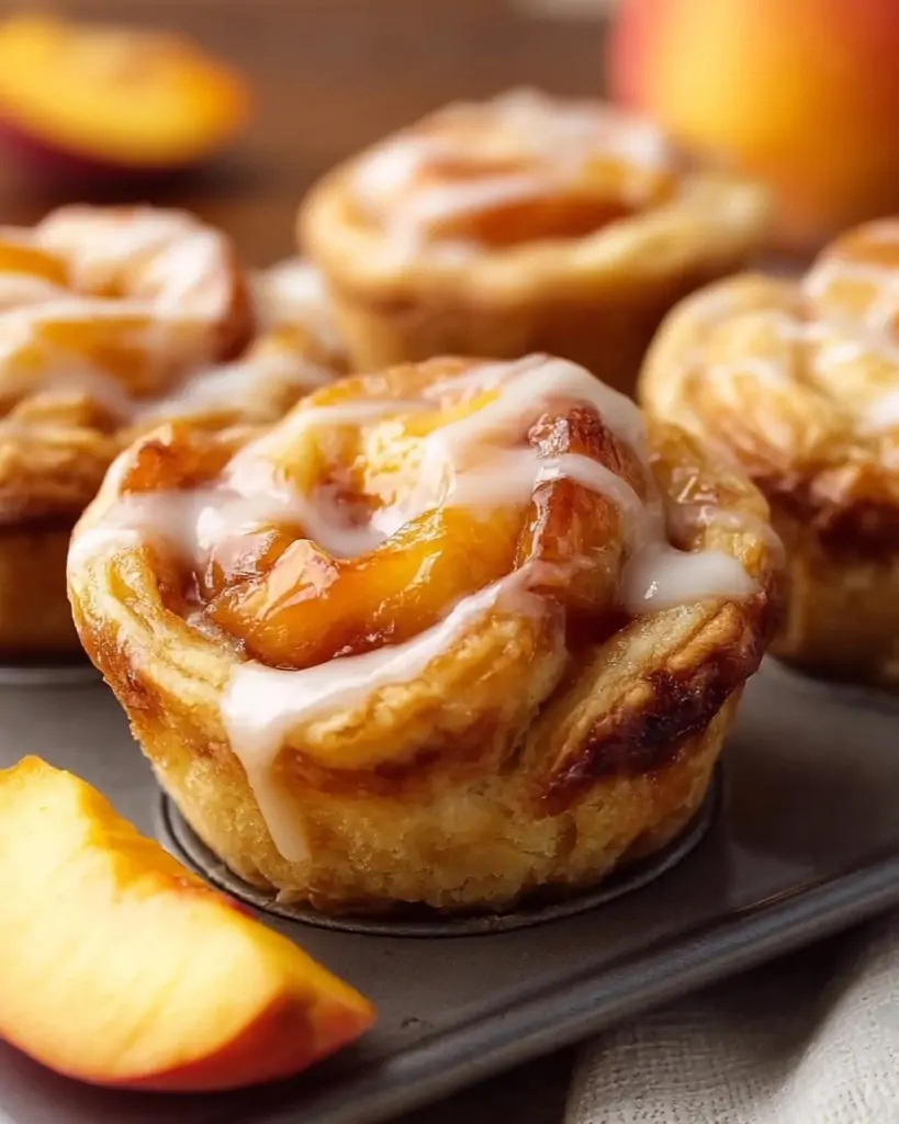 Two-Ingredient Mini Peach Pies