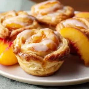 Two-Ingredient Mini Peach Pies