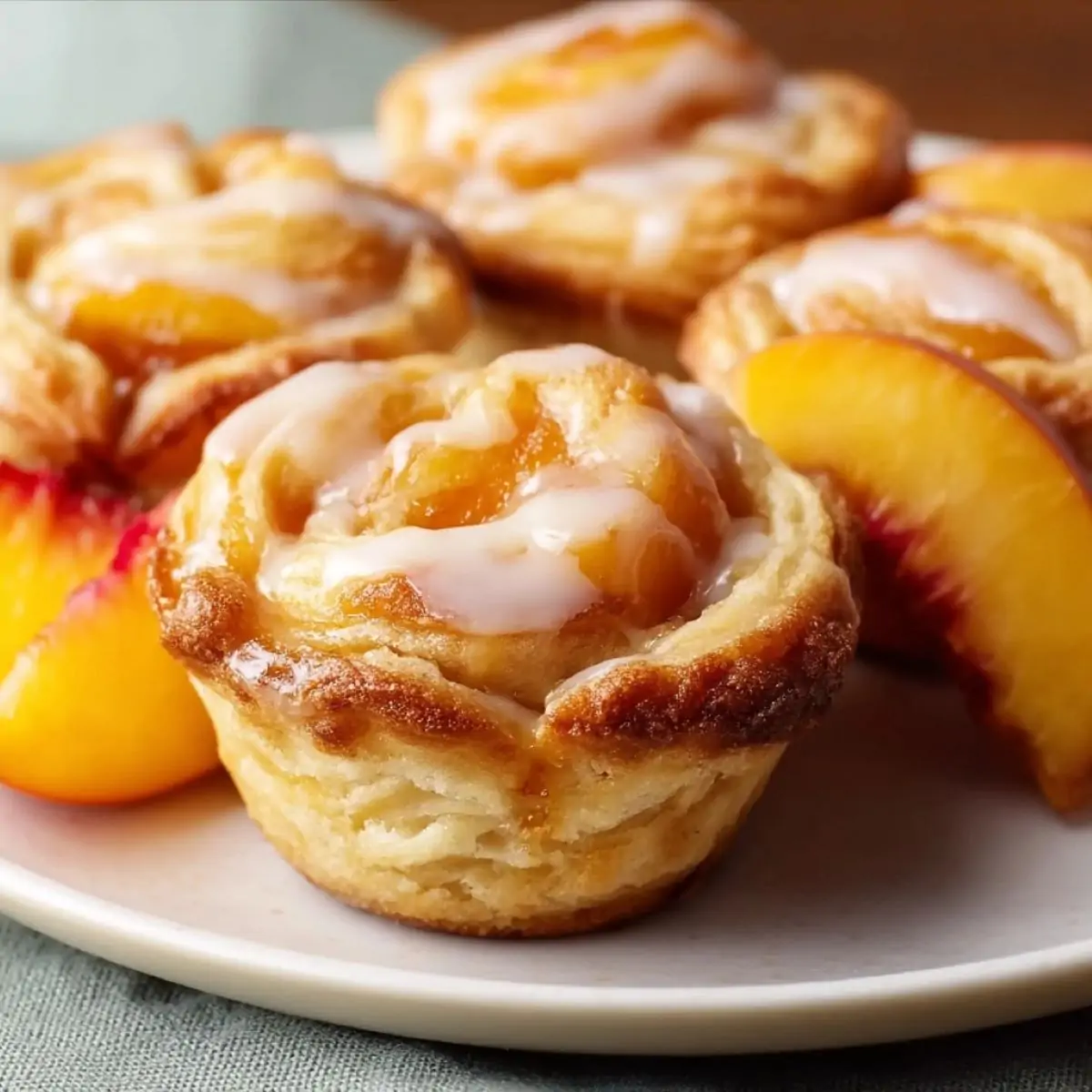 Two-Ingredient Mini Peach Pies
